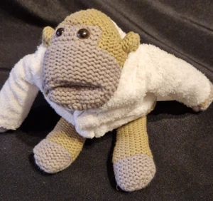 Original PG Tips Tea Monkey Chimp dressing gown soft plush toy 2014 Comic Relief - Picture 1 of 5