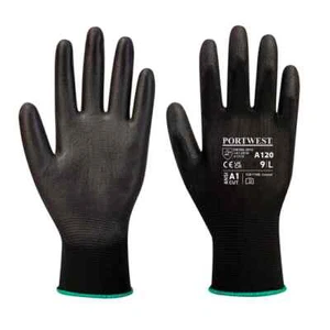 Guantes de trabajo resistentes al corte de palma Portwest A120 PU (XXS-3XL) - envío rápido - Imagen 1 de 3