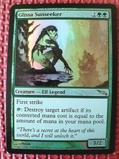 MtG Foil GLISSA SUNSEEKER 120/306 Mirrodin MRD Ships WORLDWIDE Magic NM