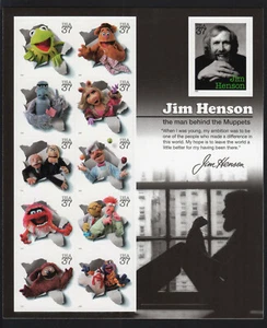2005 US SC 3944 37c Jim Henson & Muppets Full Sheet of 11 MNH S/A PO Fresh - Picture 1 of 2