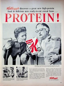 1957 Kellogg's Special K Müslidruck Anzeige Battle Creek Geschichte Shopping Nachbarn - Bild 1 von 1