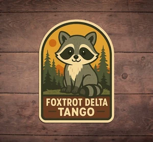 Foxtrot Delta Tango,  Anti Trump, Die Cut Sticker, FDT, Liberal, National Park - Picture 1 of 2