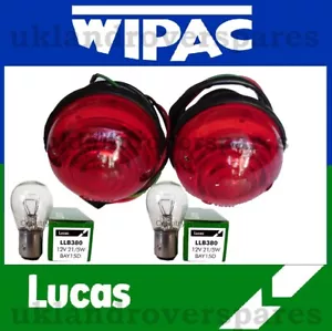 LAND ROVER DEFENDER REAR STOP TAIL LIGHT / LAMPS + LUCAS BULBS - RTC5523 - Picture 1 of 4
