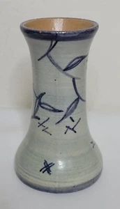 Rare Vintage Erphila Art Pottery 4 3/4" Vase Geometric Design Made in Germany - Bild 1 von 12