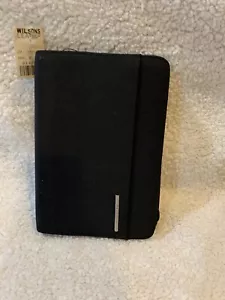 NWT Kenneth Cole Reaction Black Nylon Planner/Binder Folio Cover Notepad - Picture 1 of 4