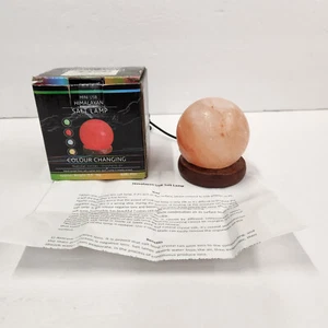 Mini USB Himalayan Salt Lamp TESTED Color Changing - Picture 1 of 10