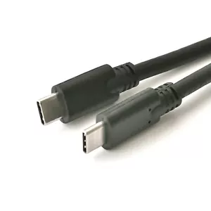 1m USB 3.1 Gen1 Daten-Kabel USB C-Stecker / USB-C Stecker 1,0 m schwarz - Bild 1 von 1