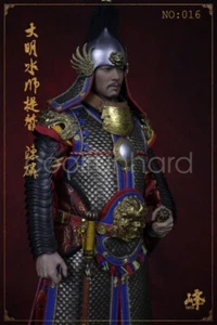 1/6 Feng TOYS Ming Dynasty Navy Commander Chen Lin 016 Silver Armor Ver. INSTOCK - Picture 1 of 6
