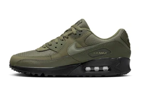 HQ3828-200 Herrenschuhe Nike Air Max 90 Khaki Grün Schwarz Sportschuhe - Bild 1 von 8