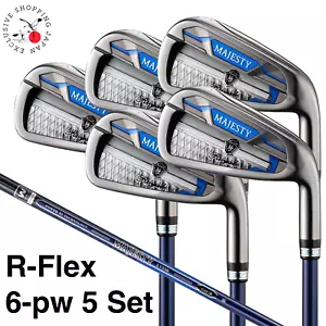 Majesty Men Royale Iron Wedge 6-pw 5p Set R Flex LV550 Graphite Shaft Head Cover - Picture 1 of 9