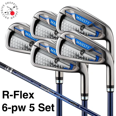 Majesty Men Royale Iron Wedge 6-pw 5p Set R Flex LV550 Graphite Shaft Head Cover - Image 1 of 4