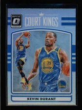 KEVIN DURANT 2016/17 DONRUSS OPTIC #8 COURT KINGS SILVER HOLO PRIZM AZ4685