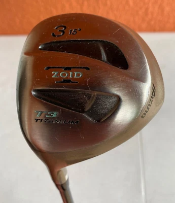 Mizuno T-Zoid T3 Titanium 15* 3 Fairway Wood Graphite shaft 58g Stiff Flex. LH - Image 1 of 4