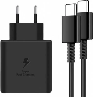 Chargeur Adaptateur 45W Super Charge Rapide USB-C + Câble pour Samsung Galaxy - Image 1 of 4