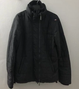 Superdry Jacket Midnight Navy Blue Sz Med Water Resistant Streetwear Ski - Picture 1 of 14