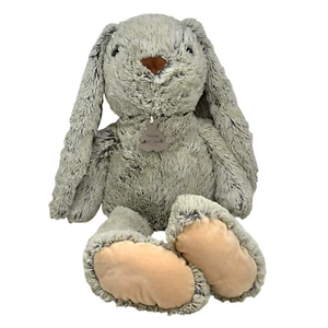 HISTOIRE d'OURS Frosted Bunny Rabbit 26" Plush Lapin Gray Paris France - Picture 1 of 6