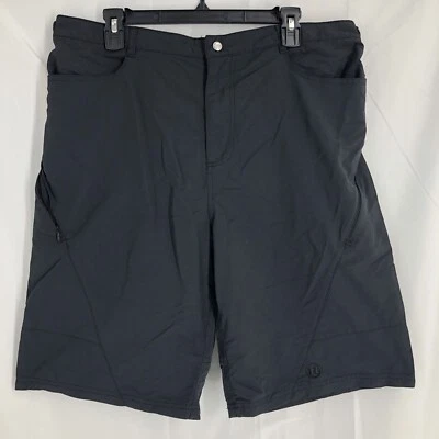 Novara Mens Large Cycling Shorts Stretch Black Nylon Mountain Biking - Image 1 of 4