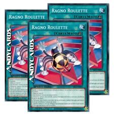 3x RAGNO ROULETTE (SPEED DUEL) • (Roulette Spider) • Comune • SBC1 ITB10 • 1Ed