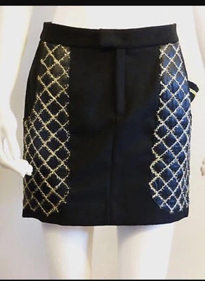 Falda 2b rych Negra Dorada.NUEVA CON ETIQUETAS.Talla:12 Foto 1 de 4