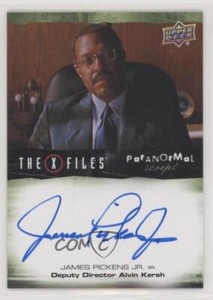 2019 X-Files: UFOs and Aliens Paranormal Script James Pickens Jr #A-JP Auto ba4
