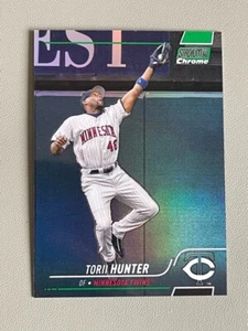Torii Hunter 2022 Topps Stadium Club Chrome GREEN /99 Minnesota Twins #227 - Picture 1 of 3