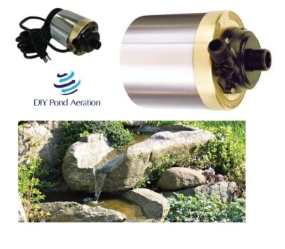 1200 GPH 潜水不锈钢水功能泵 20 gpm 2 年 WTY 美国制造 — 第 1/4 张图片