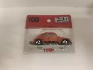 Tomica 100 Volkswagen 1200LSE Red Orange Metallic - Picture 1 of 6