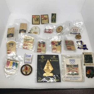 Olympic Sponsor Pins, Coca Cola, Chevrolet, Atlanta 96’, Lot of 23 Pins~ Taiwan - Picture 1 of 13