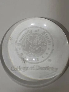 University of Florida College of Dentistry Glass Paper Weights Graduates Gift - Picture 1 of 6