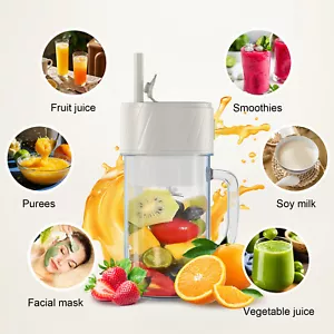 Compact Blender Juicer: 22000 RPM, 10-Blade 3D Crushing System, USB Rechargeable - Picture 1 of 12