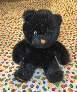 Costruisci un Orso Edizione Limitata Halloween Orso Nero Scintillante Peluche Zucca Vintage - Foto 1 di 6