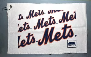 2003 VINTAGE MBNA AMERICA / METS RALLY TOWEL (NEW) with CORNER CLIP (22" x 14")* - Picture 1 of 5