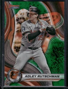 2024 Bowmans best Adley Rutschman Green Refractor /99 - Picture 1 of 2