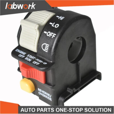 Interruptor de arranque del faro del manillar izquierdo Labwork para Polaris Sportsman Scrambler Foto 1 de 4