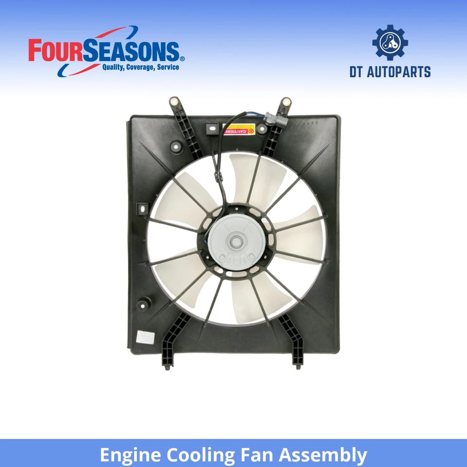 Conjunto de ventilador de refrigeración del motor Acura MDX 2001-2006 4 estaciones 2002 2003 2004 Foto 1 de 4