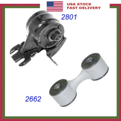 Nuevo juego delantero de montaje de motor 2 piezas para 94-99 Buick LeSabre 3,8 L M1100 Foto 1 de 4