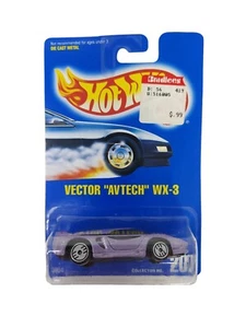 Hot Wheels Collector #207 VECTOR "AVTECH" WX-3 1991 Mattel - Picture 1 of 4