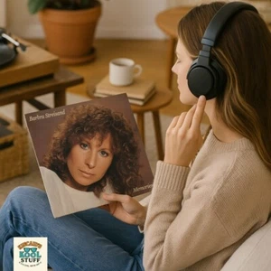 Barbra Streisand Vintage 1981 Memories Error Vinyl LP Album Columbia Records - Foto 1 di 12