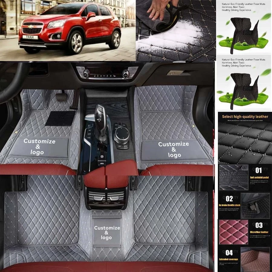 For Chevrolet Trax Car Floor Mats Luxury Waterproof Pads Liner Auto Rug - Image 1 of 4