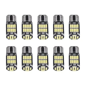 10Pcs W5W T10 LED Bulbs 4014 26SMD Car Interior Dome Roof Lamp License4664 - Picture 1 of 7