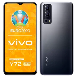Vivo Y72 5G szary 128 GB 8 GB RAM dual sim dość dobry stan - Zdjęcie 1 z 2