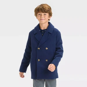 Boys' Solid Pea Coat - Cat & Jack - Picture 1 of 4