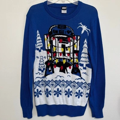 Star Wars Christmas R2D2 Sweater Size Small - Image 1 of 4