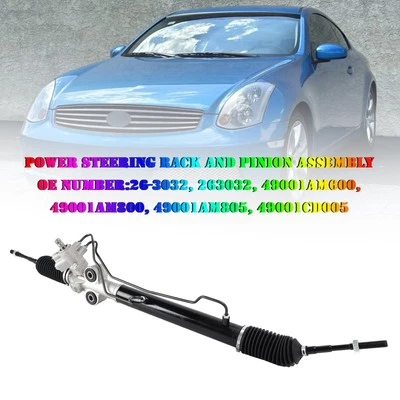 Power Steering Rack and Pinion Assembly for Nissan 350Z 2003-2005 Infiniti G35 - Image 1 of 4