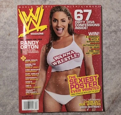 Trish Stratus WWE Magazine September 2006 Divas Trish Cover Special No Poster - Image 1 of 4