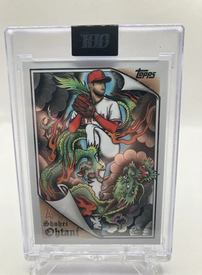 🔥2023 Shohei Ohtani- Topps Project 100 - Card #99 by Luke Wessman 1/3999 RARE🔥 - Image 1 of 3