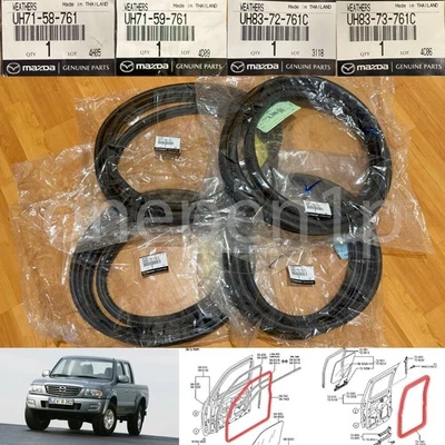 Door trim weatherstrip seal for Mazda B series B2500 B2600 UN pickup 98-06 - Imagem 1 de 4
