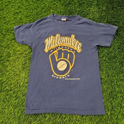 Camisa vintage 1987 Champion Milwaukee XS 16x24 puntada única Foto 1 de 4