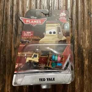 Disney Planes Grand Fusel Lodge TED YALE W/ Luggage Cart 2014 Mattel Pack Damage - Picture 1 of 3