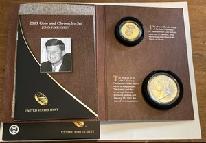 2015 John F Kennedy JFK Coin & Chronicles Set - US Mint - Picture 1 of 2